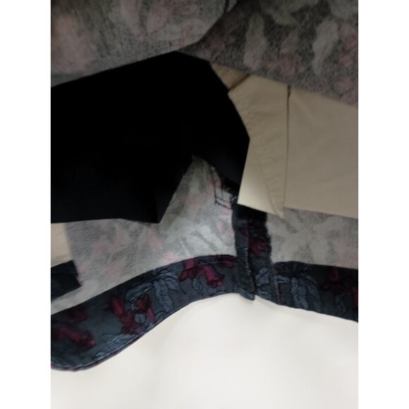 Duluth Trading Co Womens Skort Size 12 Gray Floral Outdoor Hiking Sports - Picture 3 of 9